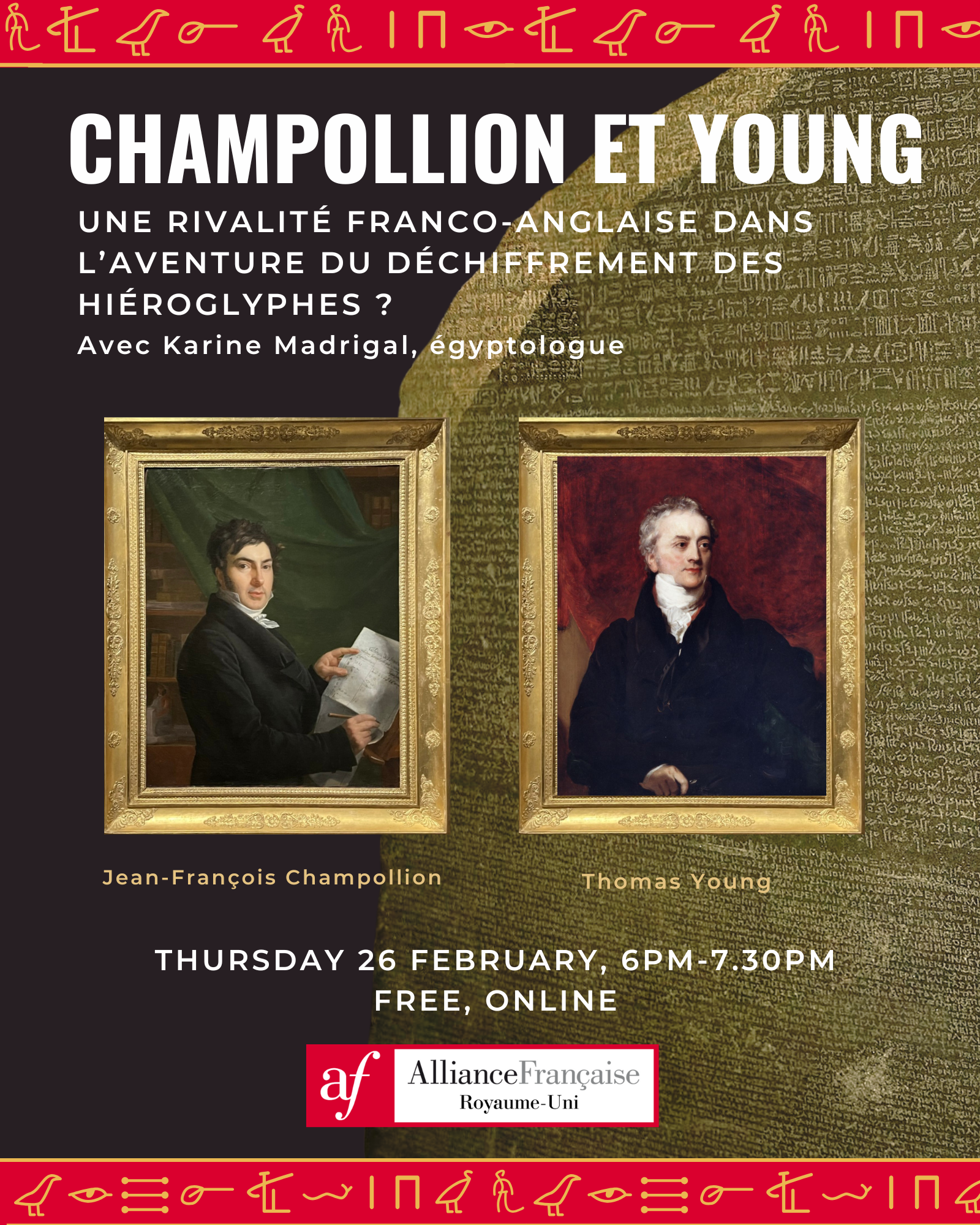 Conférence Egyptologie hiéroglyphes