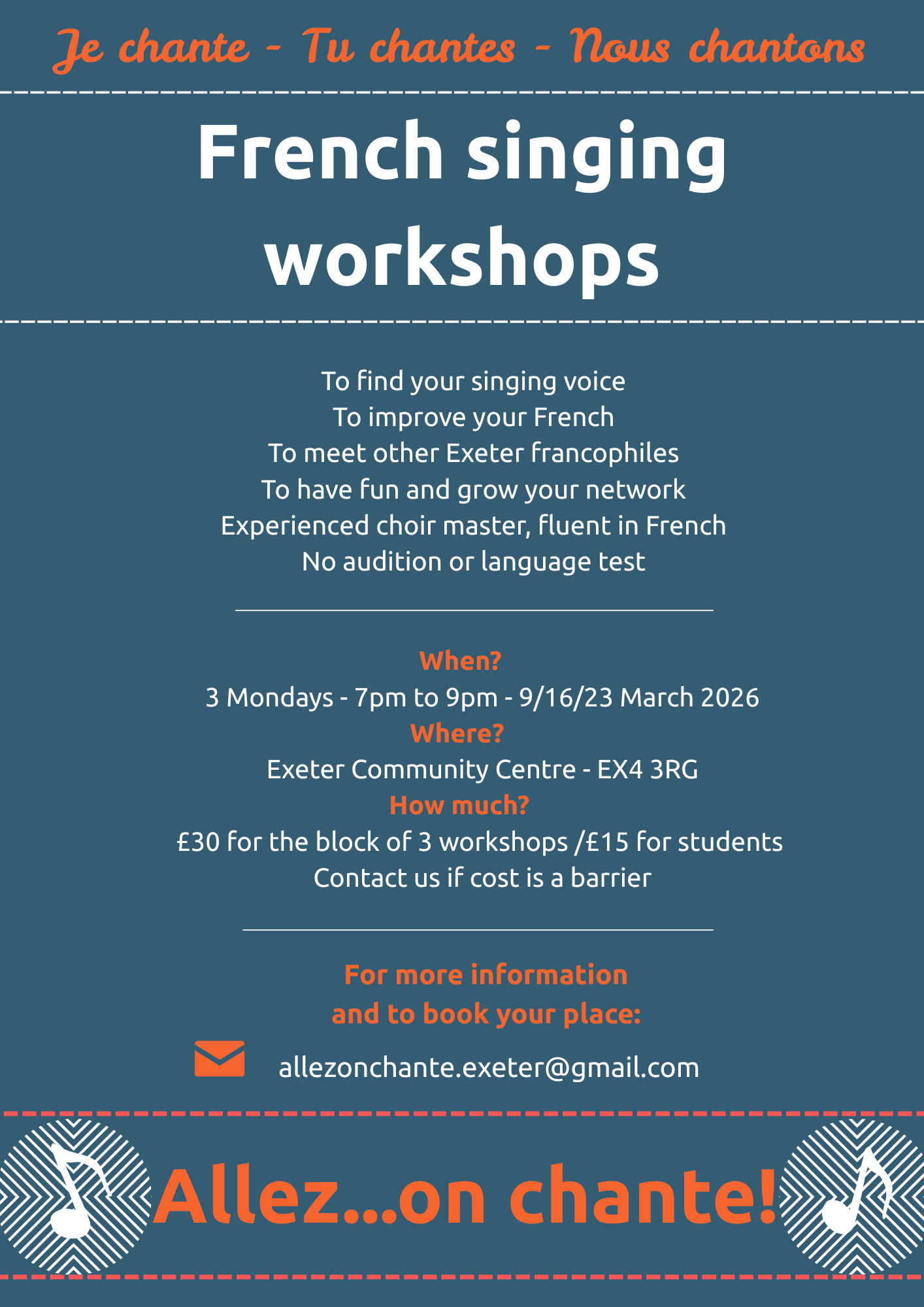 French Singing Workshop